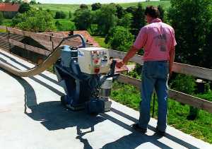 Removal of concrete sludge